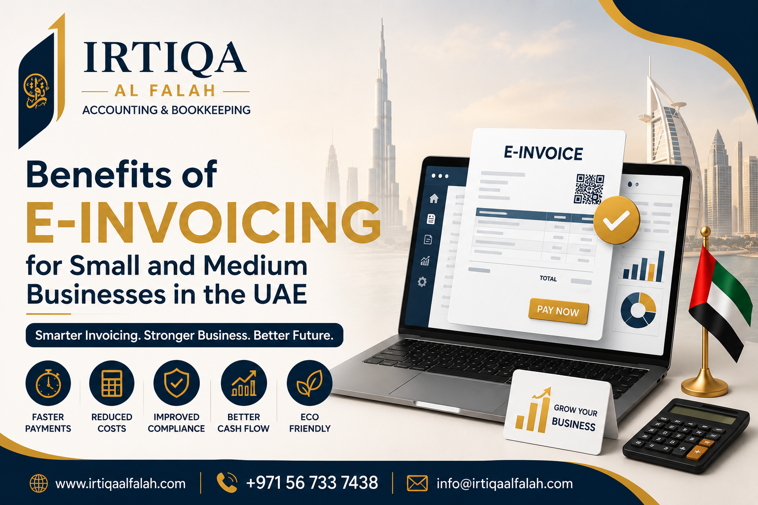 Benefits of E-Invoicing for Small and Medium Businesses in the UAE