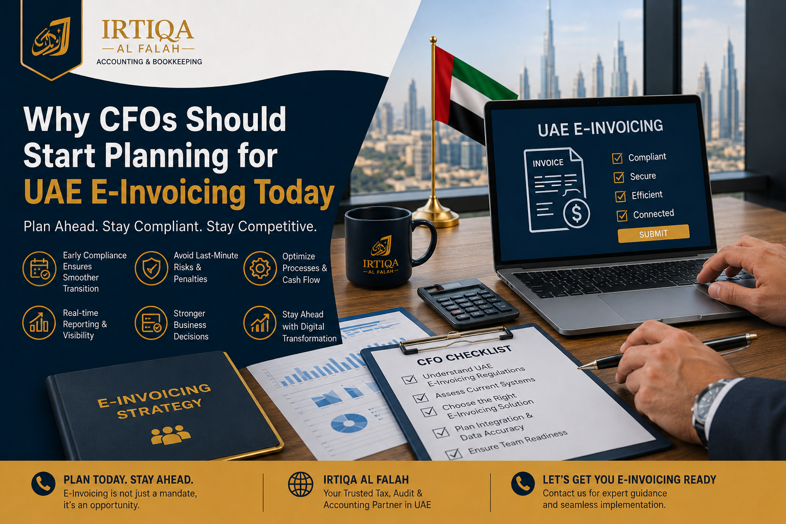 Why CFOs Should Start Planning for UAE E-Invoicing Today
