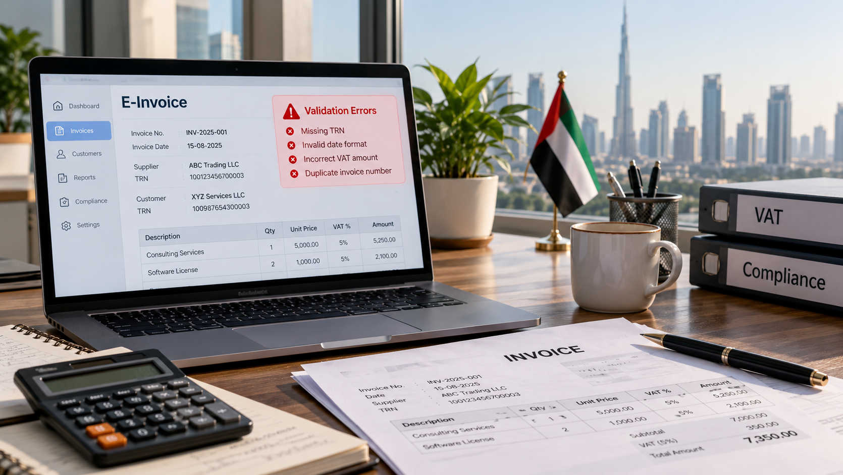 Common E-Invoicing Mistakes in the UAE: 10 Errors Businesses Should Avoid