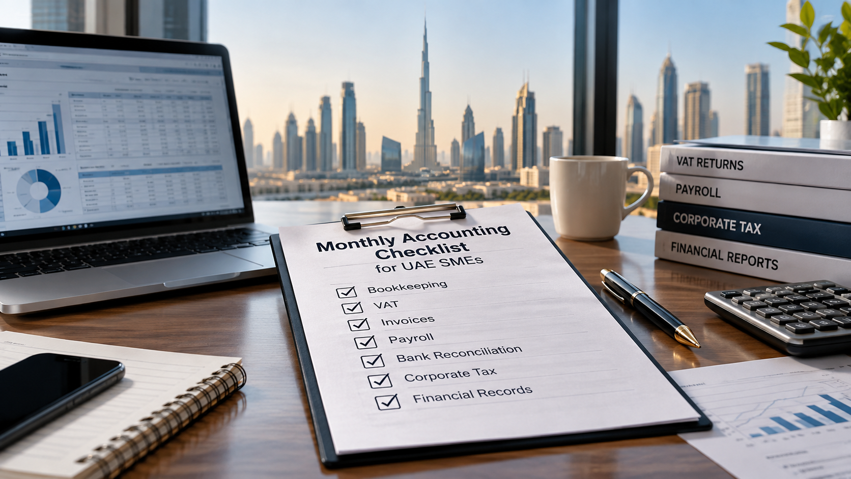 Monthly Accounting Checklist for UAE SMEs: 12 Tasks to Complete Every Month