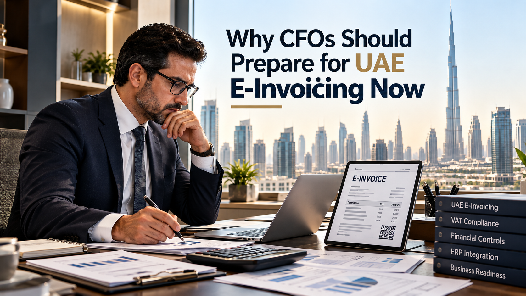 Why CFOs Should Prepare for UAE E-Invoicing Now | Irtiqa Al Falah